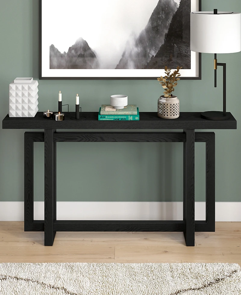 Hudson & Canal 55" Breslow Wide Rectangular Console Table