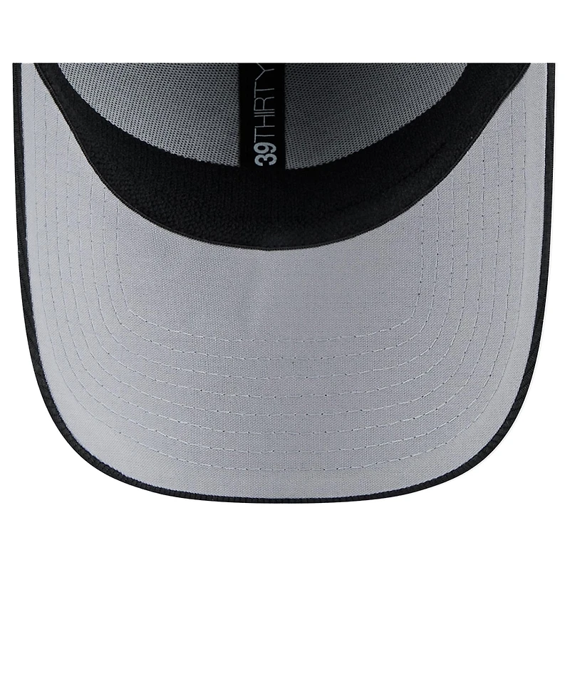 New Era Men's Black Chicago White Sox Batting Practice 39THIRTY Flex Hat