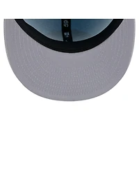 New Era Men's Light Blue/Gray Chicago Blackhawks Color Pack Two-Tone 59FIFTY Fitted Hat