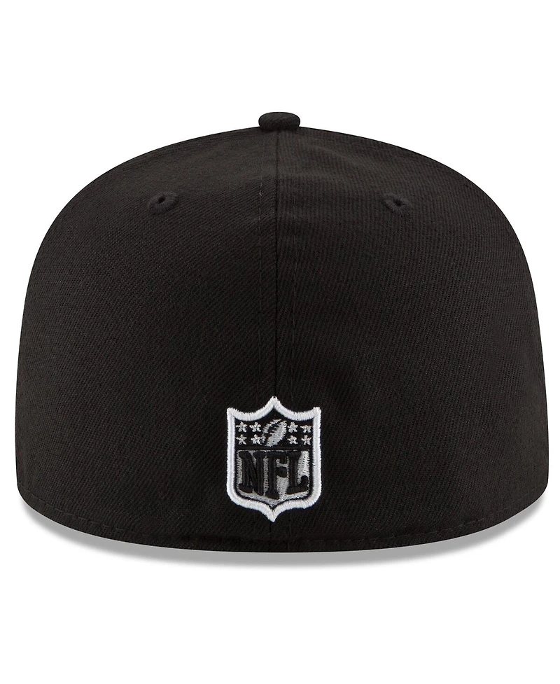 New Era Men's Black Philadelphia Eagles Super Bowl Lix Champions Side Patch 59FIFTY Fitted Hat