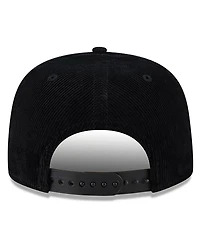 New Era Men's Black Pittsburgh Pirates Full Circle Corduroy Golfer Adjustable Hat