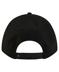 New Era Men's Black Atlanta Braves Player Replica 9FORTY Adjustable Hat