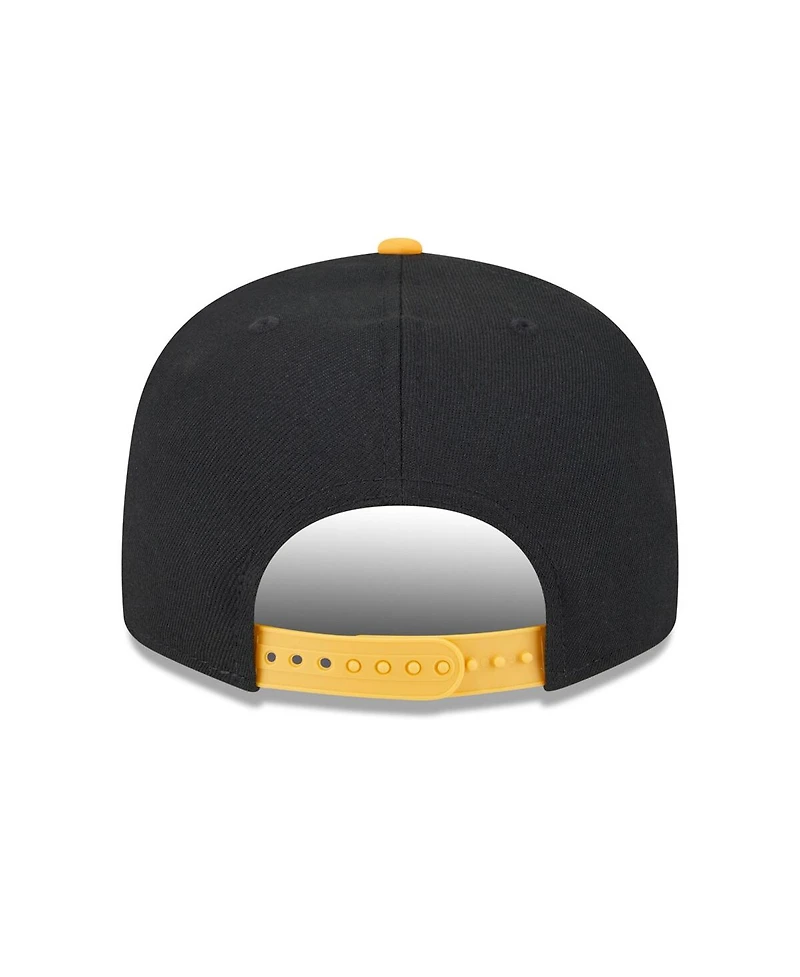 New Era Men's Black Iowa Hawkeyes Two-Tone 9FIFTY Snapback Hat