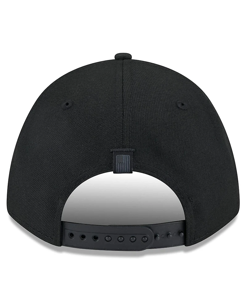New Era Men's Black Chase Elliott American Flag 9FORTY M-Crown A-Frame Adjustable Hat
