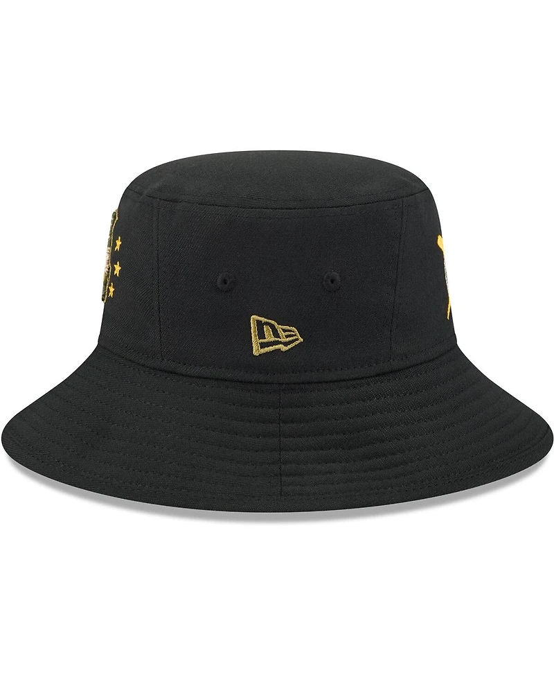New Era Men's Black Chicago White Sox 2024 Armed Forces Day Bucket Hat