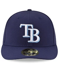 New Era Men's Navy Tampa Bay Rays National Baseball Hall of Fame Low Profile 59FIFTY Fitted Hat