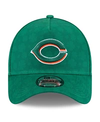 New Era Men's Kelly Green Cincinnati Reds St. Patrick's Day A-Frame 9FORTY Adjustable Hat