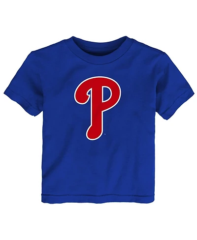 Outerstuff Toddler Royal Philadelphia Phillies Primary Logo T-Shirt