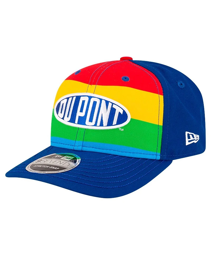 New Era Men's Royal Jeff Gordon Rainbow 9SEVENTY Stretch-snap Hat