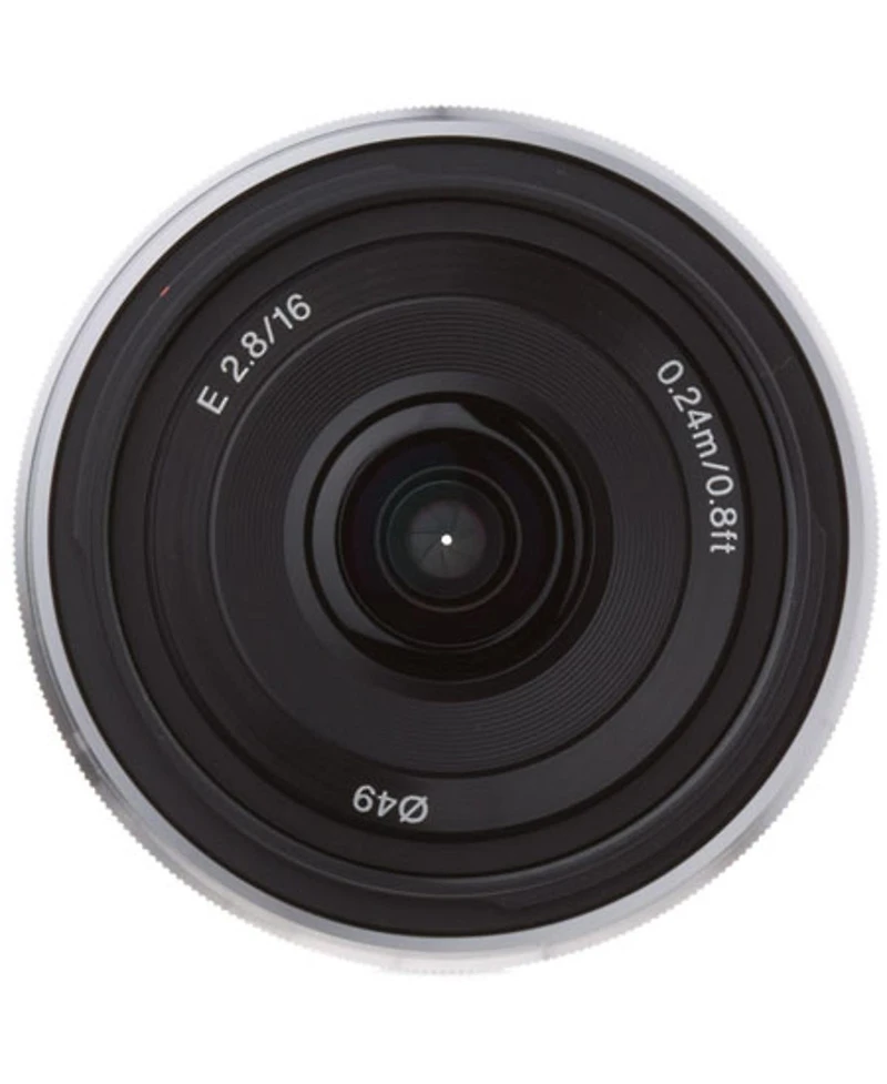 Sony 16mm f/2.8 Alpha E-Mount Wide-Angle Lens (Silver)