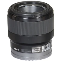 Sony Sony - Fe 50mm F1.8 Standard Lens (SEL50F18F/2), Black