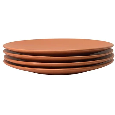 The Contour Salad Plate - Set of 4 Ceramic Stoneware Dinnerware