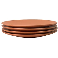 The Contour Salad Plate - Set of 4 Ceramic Stoneware Dinnerware
