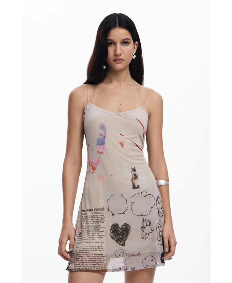 Desigual Women's Dress designed by Mr. Christian Lacroix