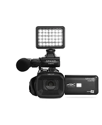 Minolta MN4KPRO 64MP 4K Ultra Hd Autofocus Pro Camcorder Kit