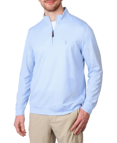 Tailorbyrd Men's Dobby Twill Quarter Zip