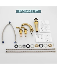 2 Handle Bathroom Sink Faucet
