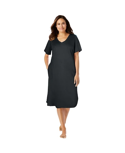 Dreams & Co. Women's Short T-Shirt Lounger