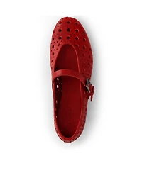 Bernardo Borden Perf Mary Jane Flat