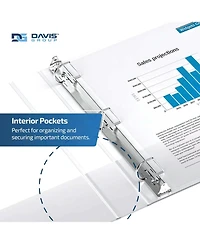 Premium Economy, Angle D Ring, Binder, 6 Pack (Orange, 1")