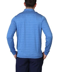 Tailorbyrd Men's Yarn Dye Stripe Performance Quarter Zip