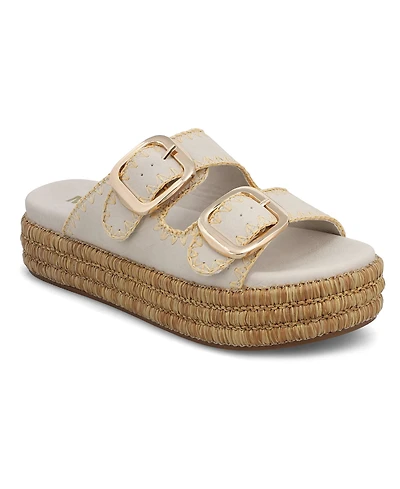 Mia Women's Mieko Flatform Slip-On Slide Sandals