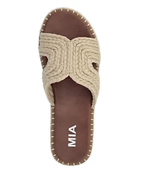 Mia Women's Sirah Slip-On Flat Sandals