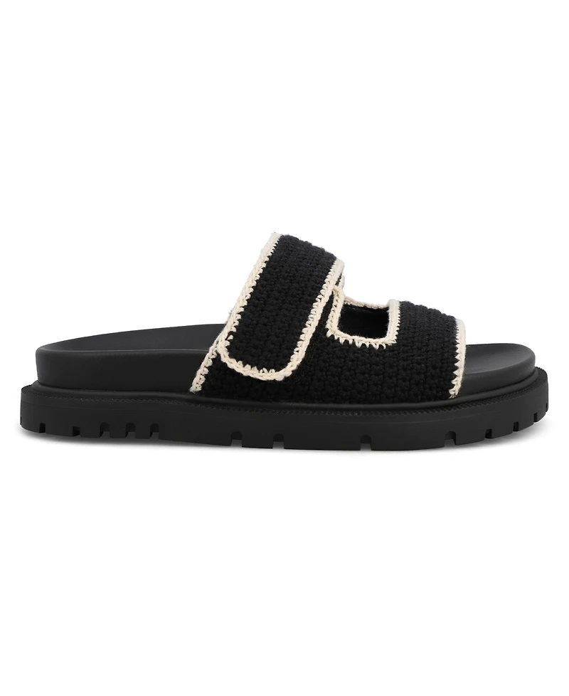 Mia Women's Gabri Double Strap Slip-On Slide Sandals