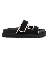 Mia Women's Gabri Double Strap Slip-On Slide Sandals