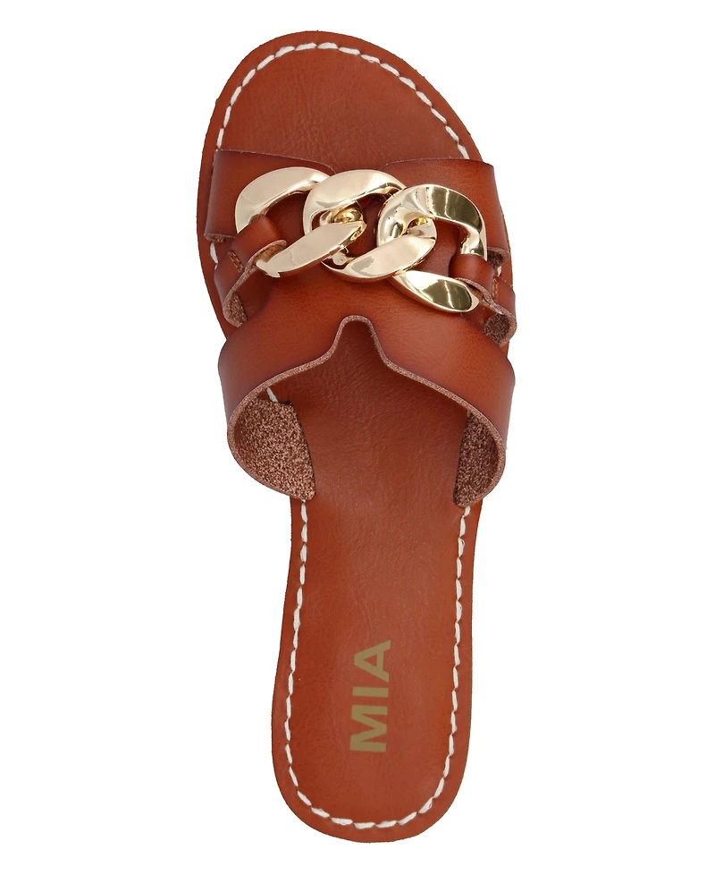 Mia Women's Venetia Slip-On Flat Sandals