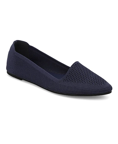 Mia Women's Corrine Ballet Knit Flats