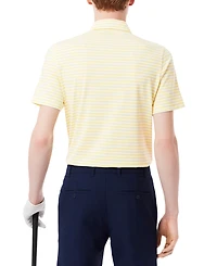 Lacoste Men's Short Sleeve Striped Performance Polo Shirt - Kba