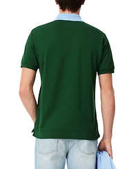 Lacoste Men's Classic Fit Petit Pique Short Sleeve Polo Shirt - DQA
