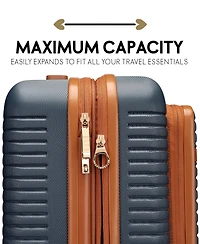 Elle Escape 22.5" Expandable Carry-On Suitcase with Front Laptop Pocket