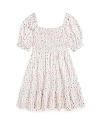 Polo Ralph Lauren Toddler and Little Girls Floral Smocked Jersey Dress