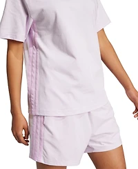 adidas Women's Cotton Essentials 3-Stripe T-Shirt
