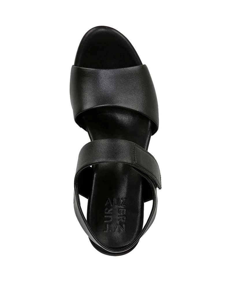 Naturalizer Women's Imani Open Round Toe Wedge Sandals