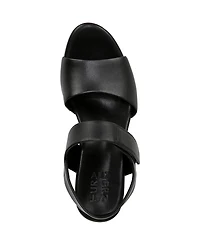 Naturalizer Women's Imani Open Round Toe Wedge Sandals