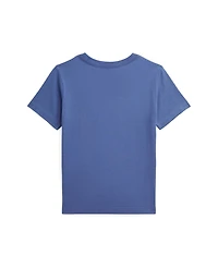 Polo Ralph Lauren Toddler and Little Boys Madras-Logo Jersey T-Shirt