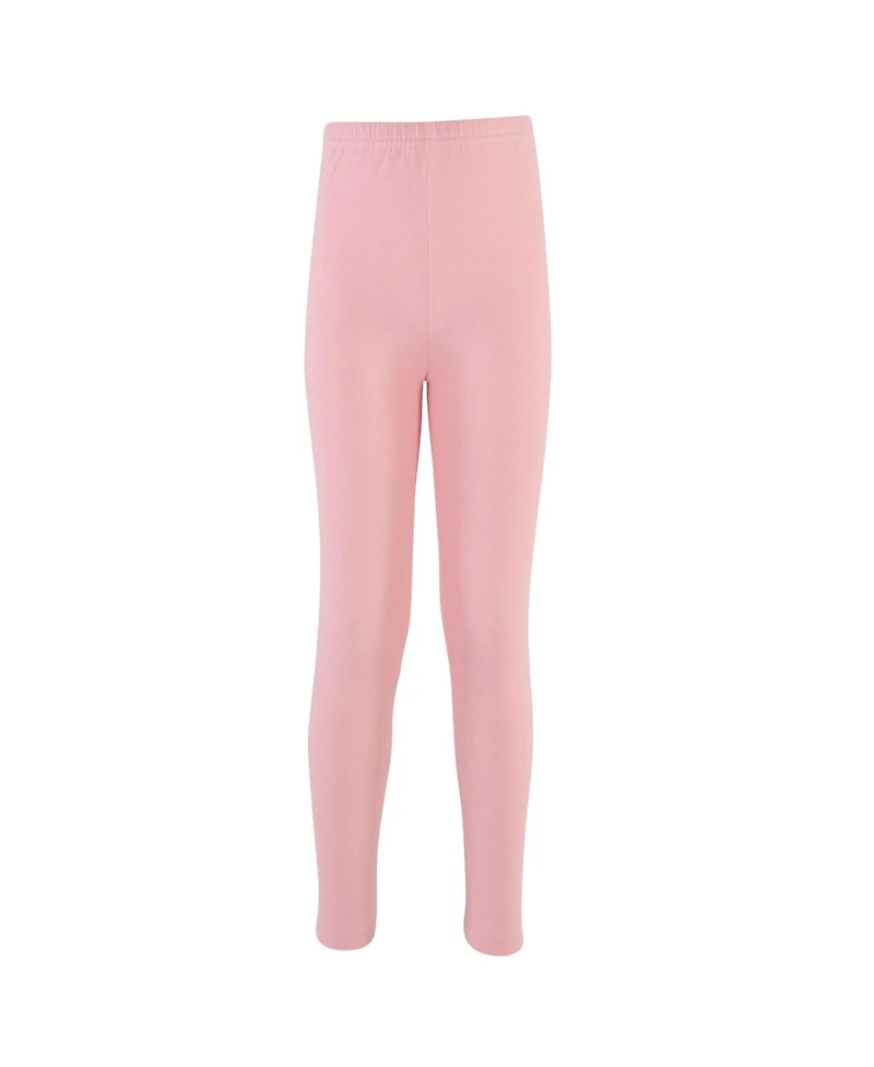 Touched by Nature Baby Girls Youth Organic Cotton Leggings 4pk