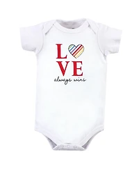 Little Treasure Baby Boys Unisex Soft Cotton Full Outfit Bodysuit, Pants, and Booties Set