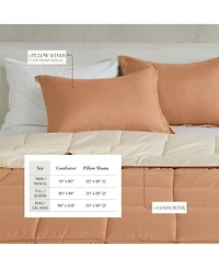 Linery & Co. All Season Down Alternative Reversible Comforter Set