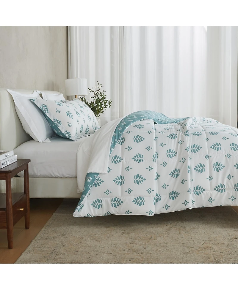 Linery & Co. Reversible Down Alternative Printed Comforter Set