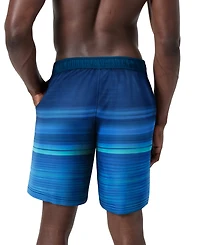 Speedo Men's Onshore Bondi Basin Ombre Stripe Drawstring 9" Boardshorts