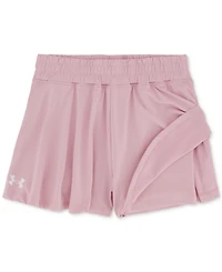 Under Armour Toddler & Little Girls T-Shirt & Flare Layered-Look Shorts, 2 Piece Set
