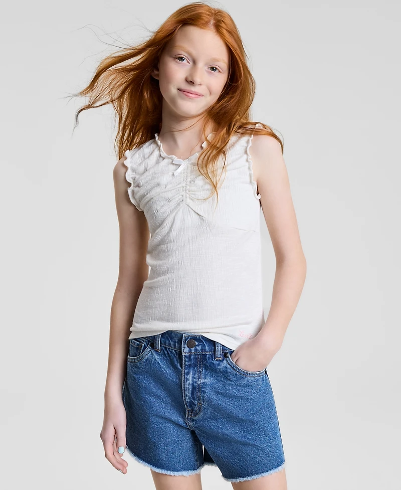 Levi's Big Girls Crinkled Tank T-Shirt