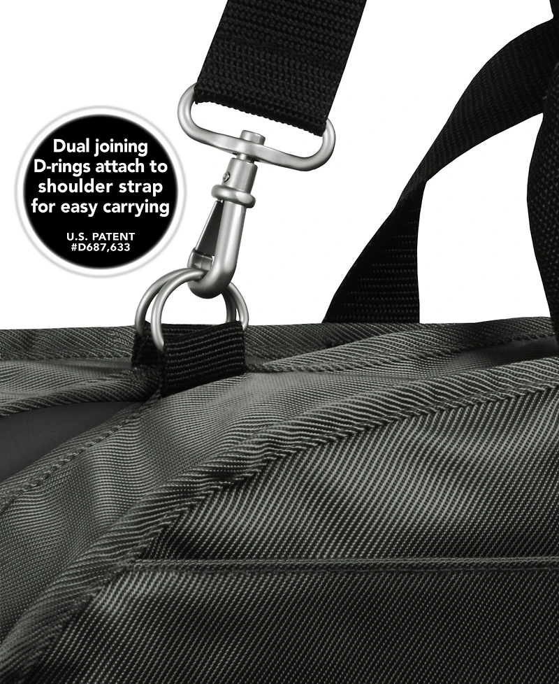 42" Premium Travel Garment Bag with Shoulder Strap and Pockets