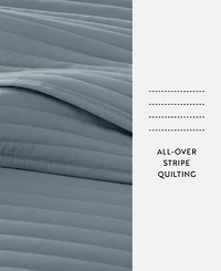 ienjoy Home Stripe Stitch 2-Pc. Quilt Set, Twin/Twin Xl