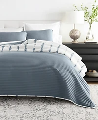 ienjoy Home Shibori Reversible 2-Pc. Lightweight Quilt Set, Twin/Twin Xl