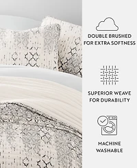 ienjoy Home Distressed Aztec Reversible 3-Pc. Lightweight Quilt Set, King/California King